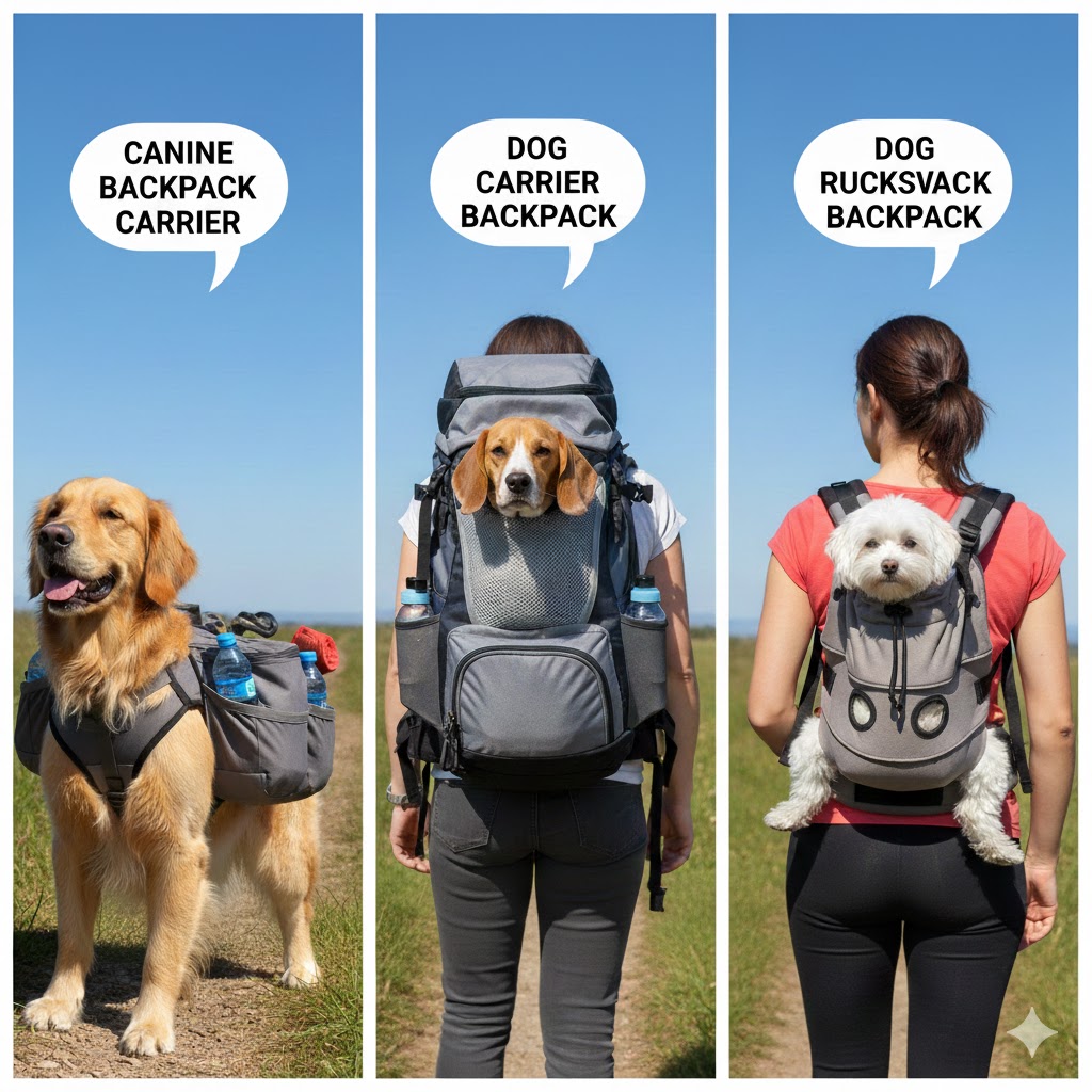 Canine Backpack Carrier vs Dog Carrier Backpack vs Dog Rucksack Backpack Key Differences Explained