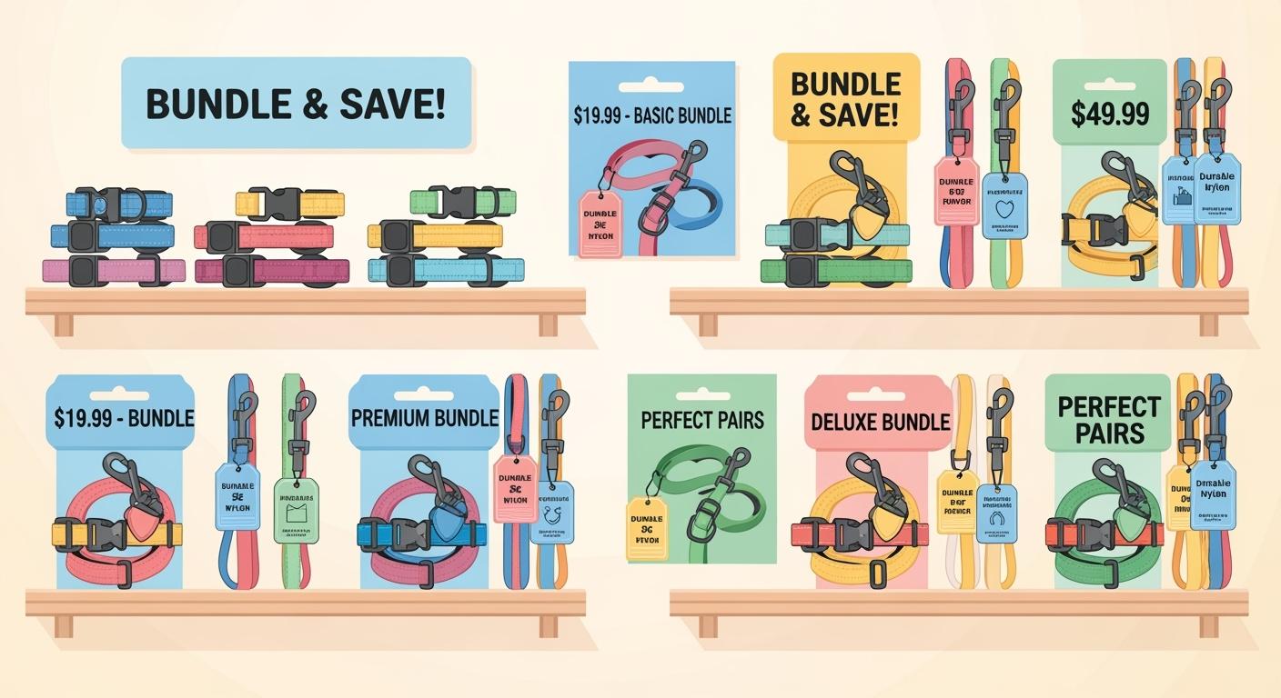 Dog Collar & Leash Sets Bundling Approaches for Pet Retailers Integrating Price Tiers and Visual Displays