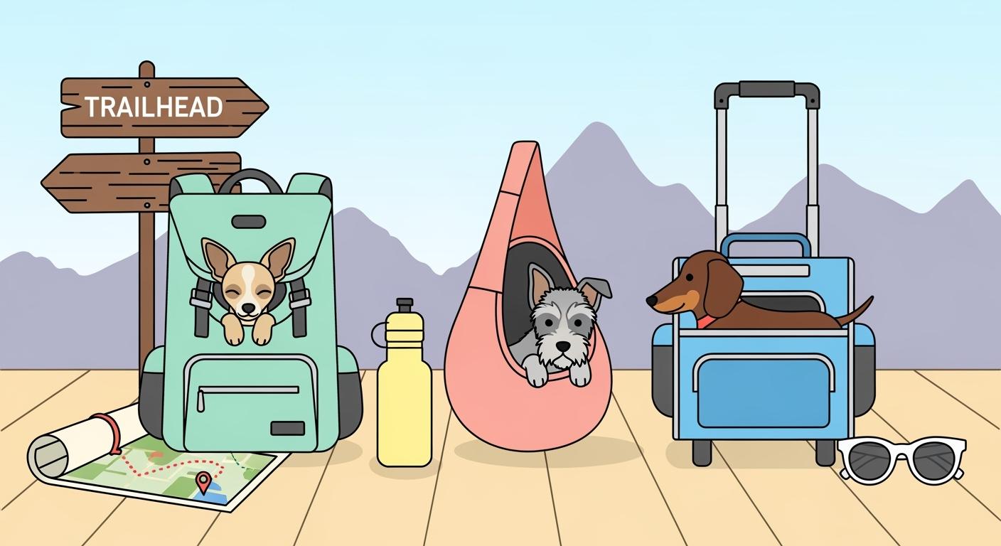 Dog Rucksack Backpack vs Sling Carriers and Trolley Bags for Strategic Outdoor Travel Assortment Planning