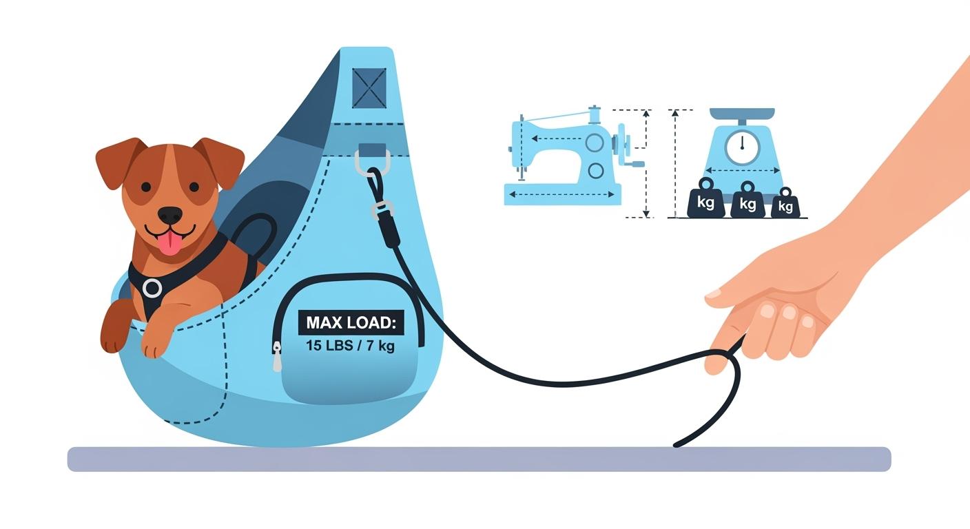 Dog Sling Carrier OEM/ODM Briefing Made Simple for Load Limits, Stitching and Tether Strength