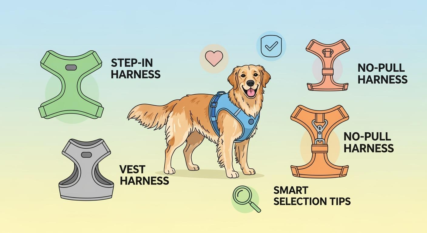 Dog Harnesses Explained: Types, Benefits, and Smart Selection Tips