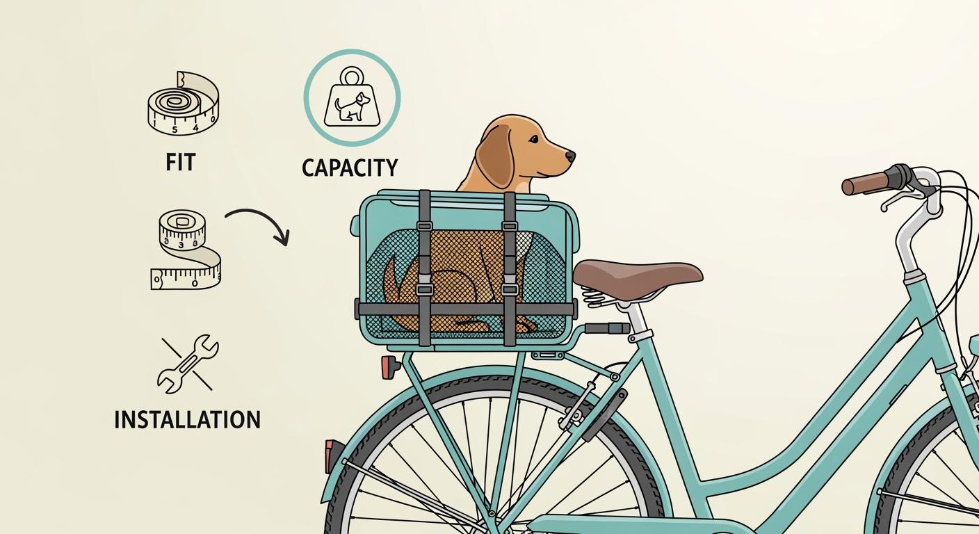 Dog Carrier for Bike: Data-First Product Info Standard (Fit, Capacity, Install)