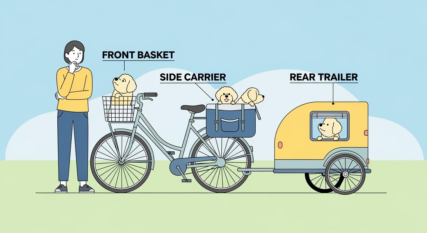 Carry Dog on a Bike: Basket vs Carrier vs Trailer (Questions to Ask Shoppers)