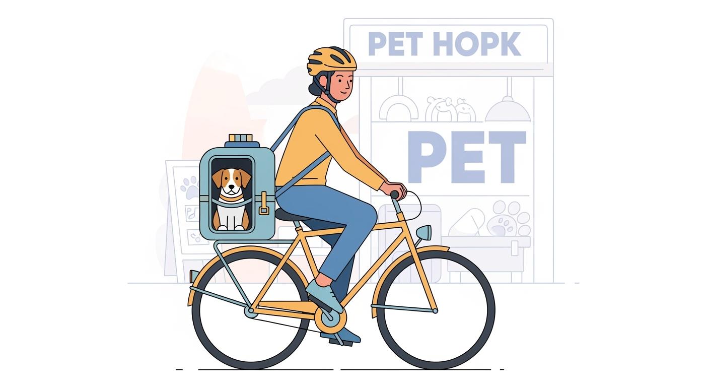 Practical Tips for Pet Retailers Carrying Dogs on Bicycles Safely