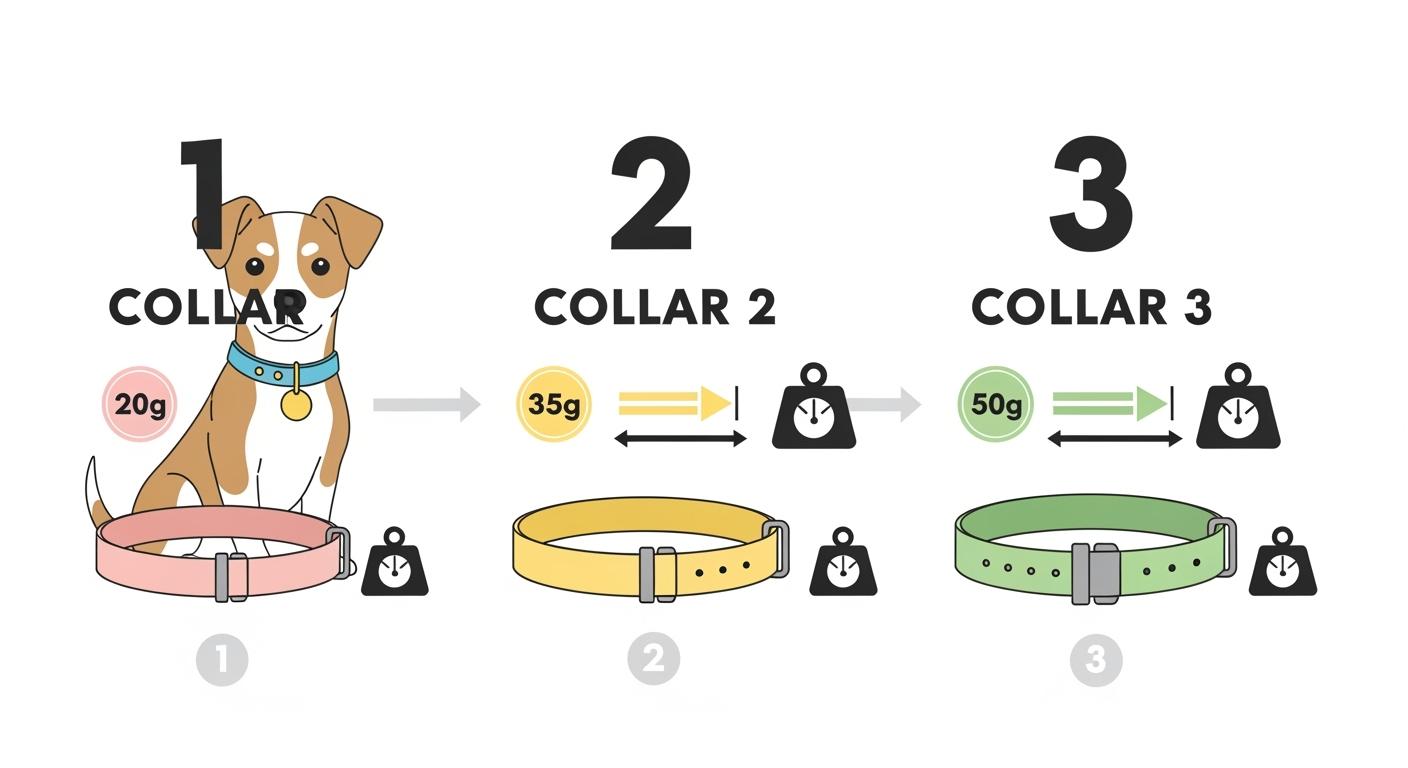 Collars for Little Dogs Three Steps to Explain Width and Weight Options