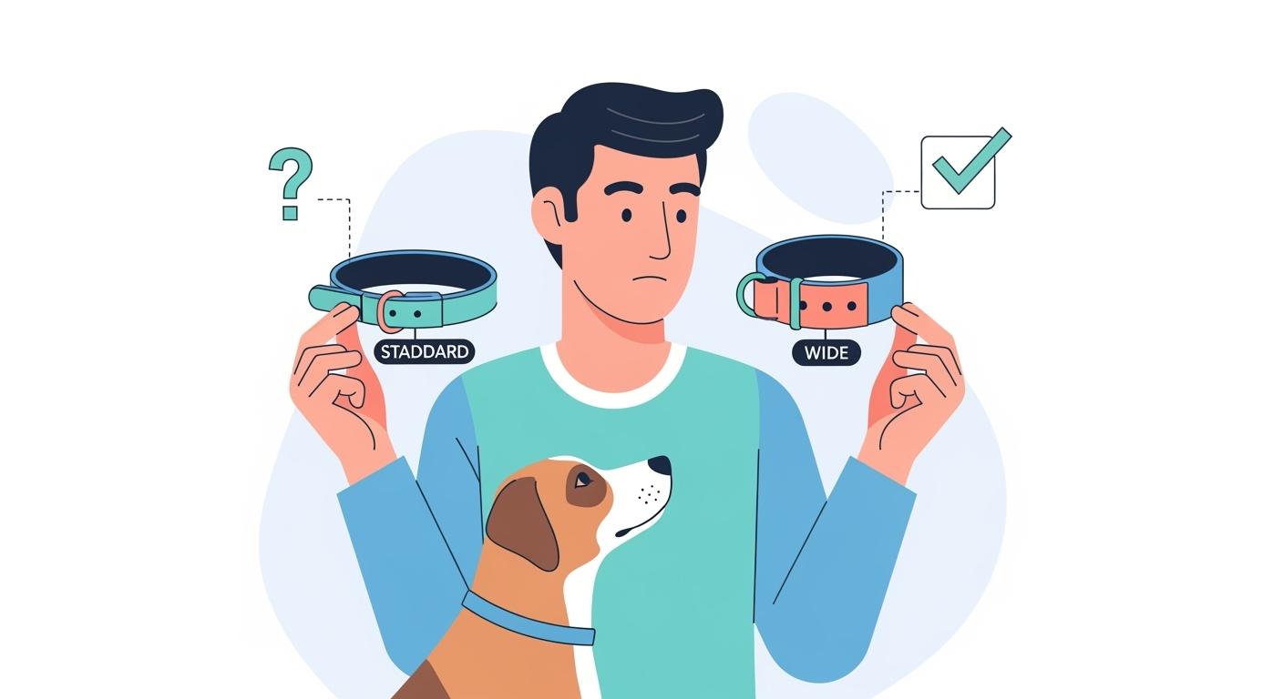 Flat Collar Dog Decision Guide When a Wider Collar Helps and When It Does Not