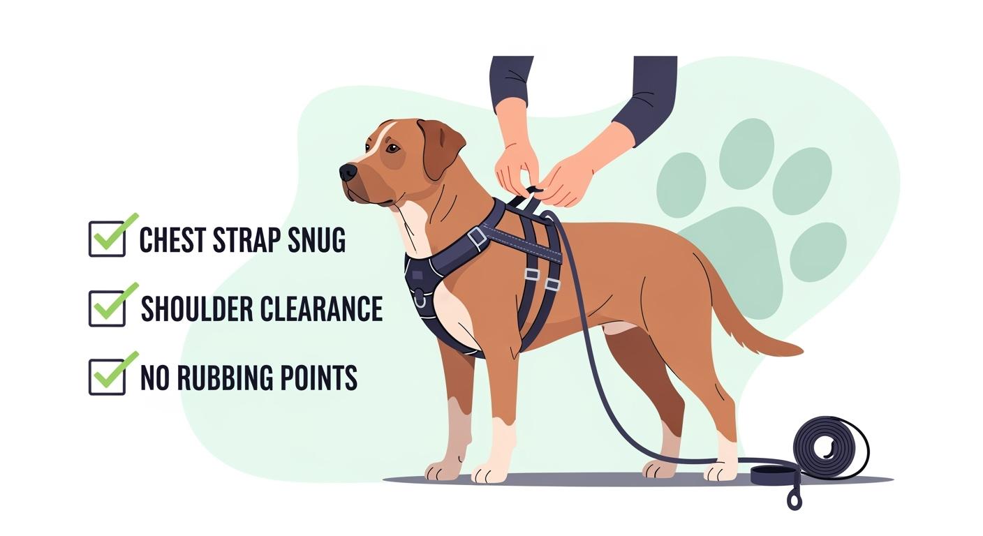 Dog Harness Big Fit Checklist for Reducing Shoulder Restriction and Slipping