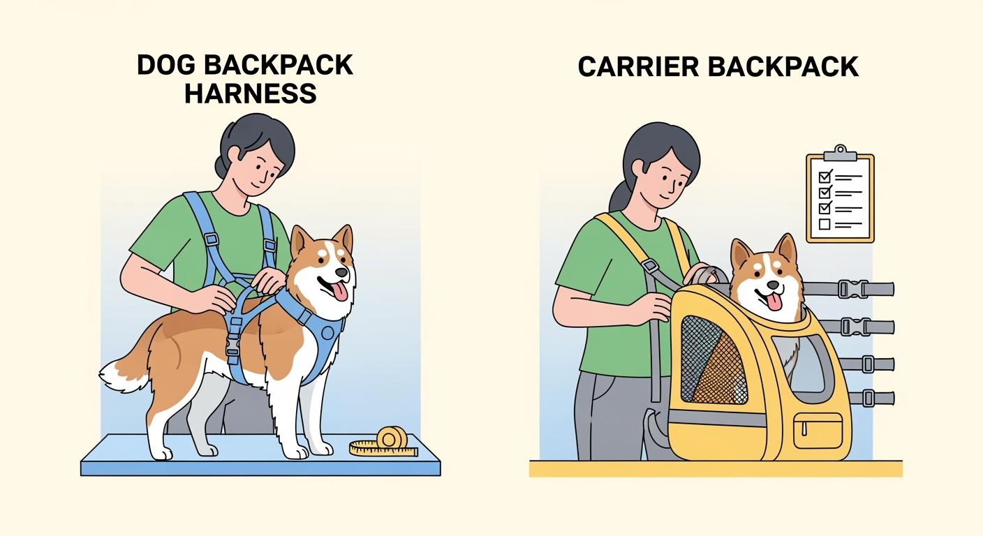 Dog Backpack Harness vs Carrier Backpack How to Test Support and Prevent Fit Issues