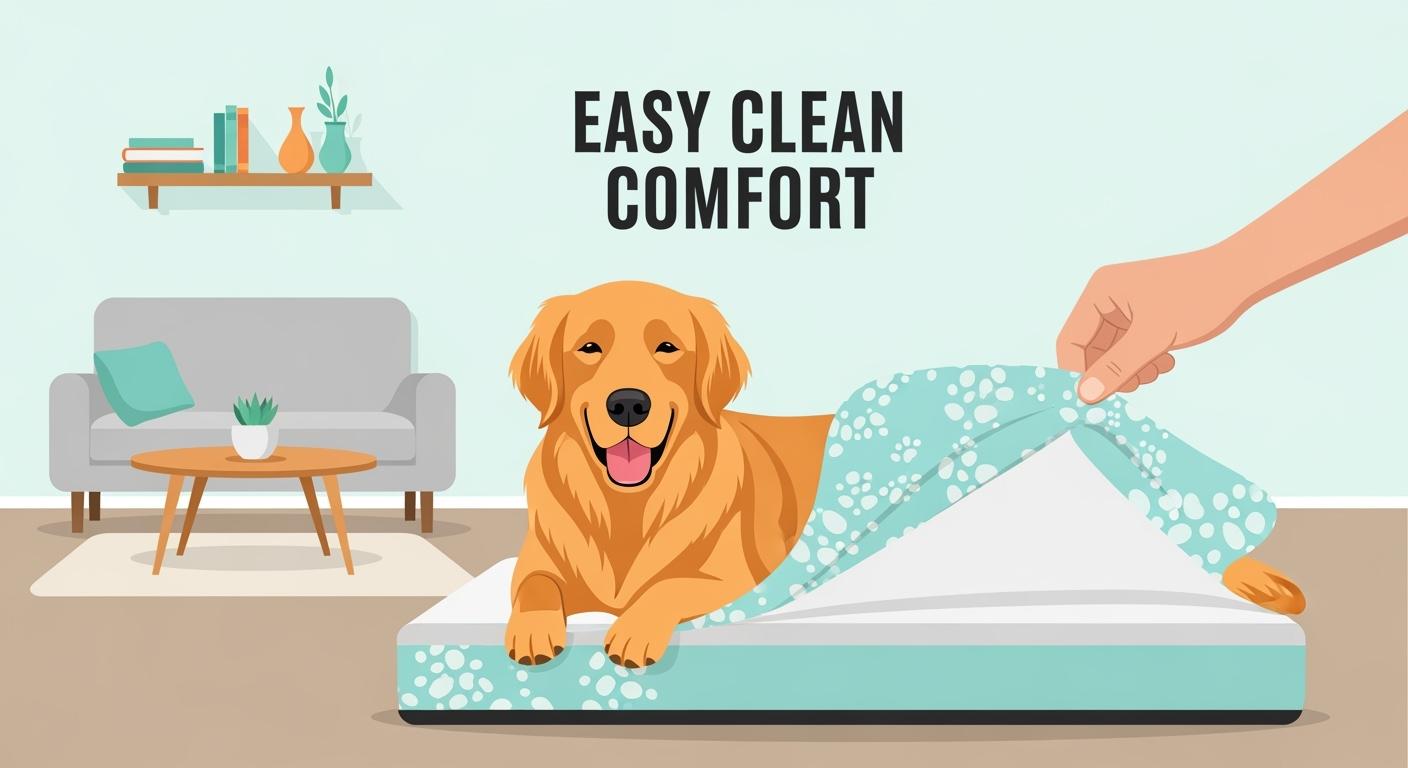 Dog Bed With Cover Choices That Make Messes Less Stressful