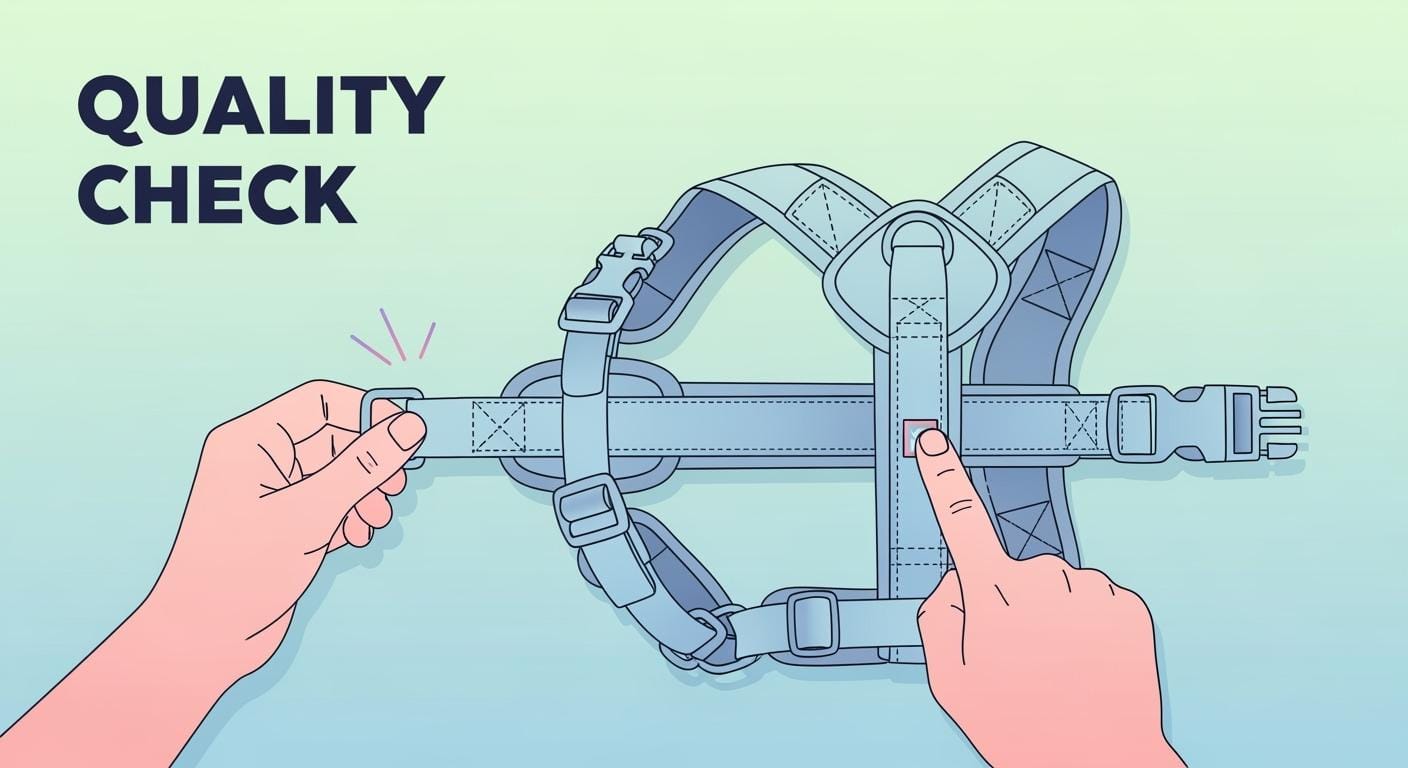 Large Dog Harness Inspection Tips for Stitching, Webbing, and Buckles