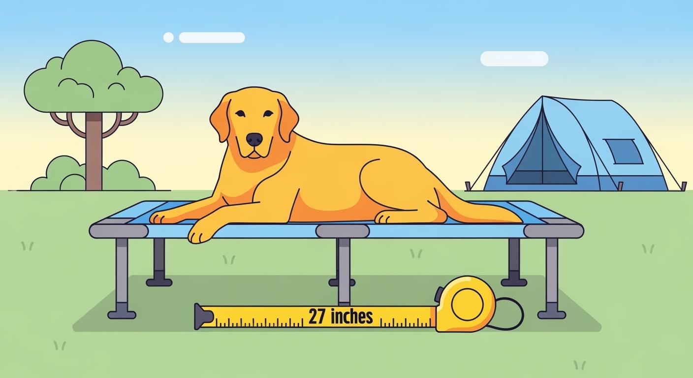 Dog Cot Sizing and Setup Tips for Outdoor Use to Avoid Cramped or Unstable Sleep