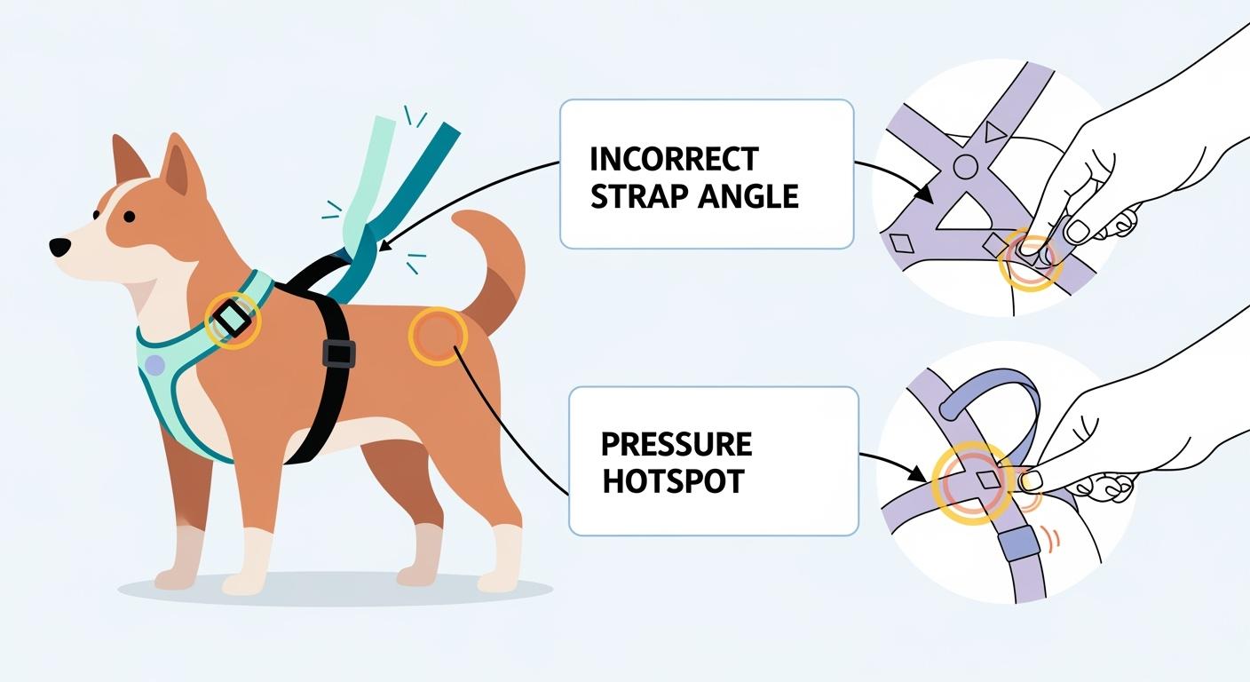 Harness for Small Dogs Fit Mistakes Strap Angles and Pressure Hotspots to Avoid