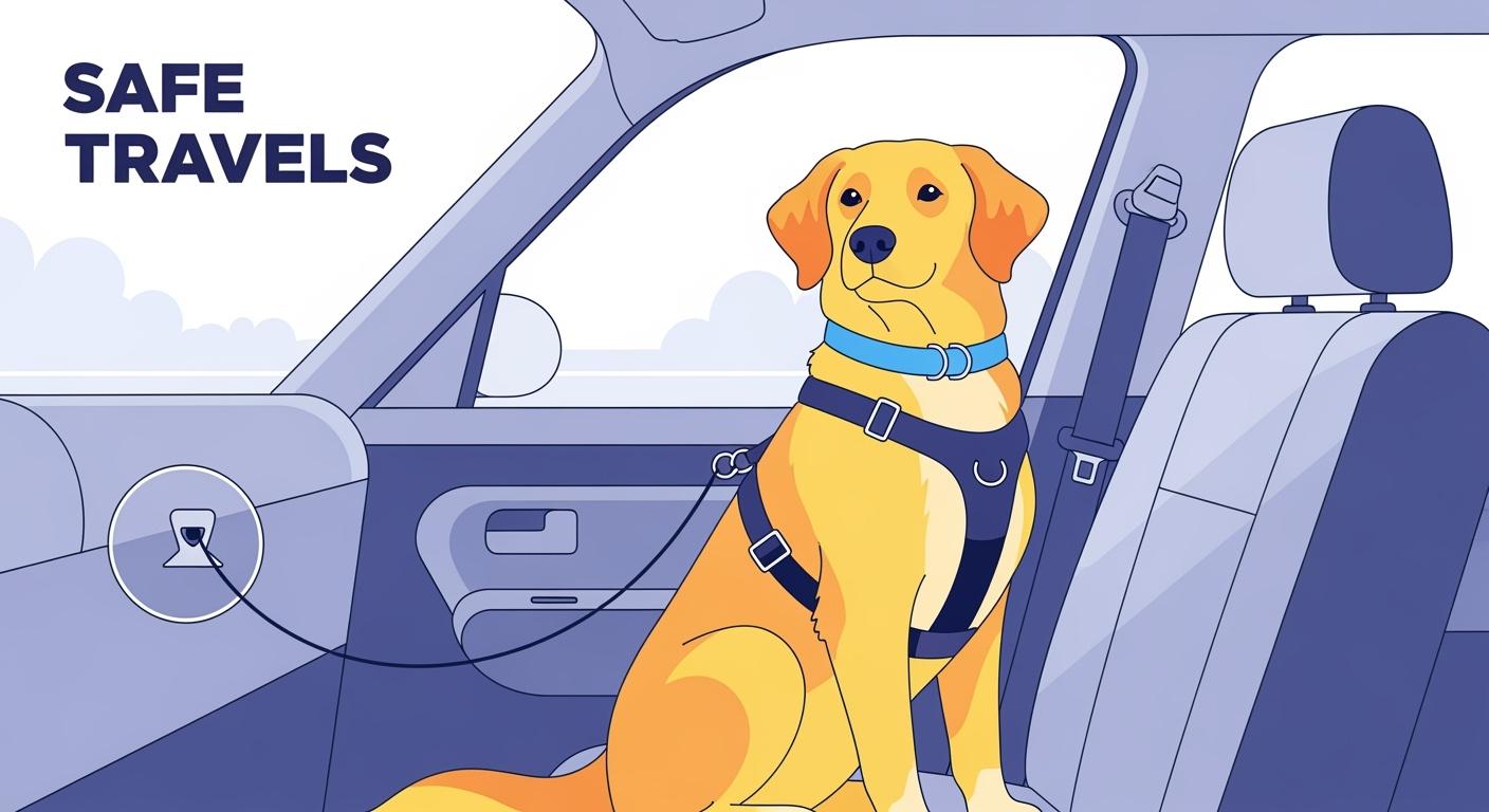 Car tether for dogs: harness vs collar and how it affects safety every trip