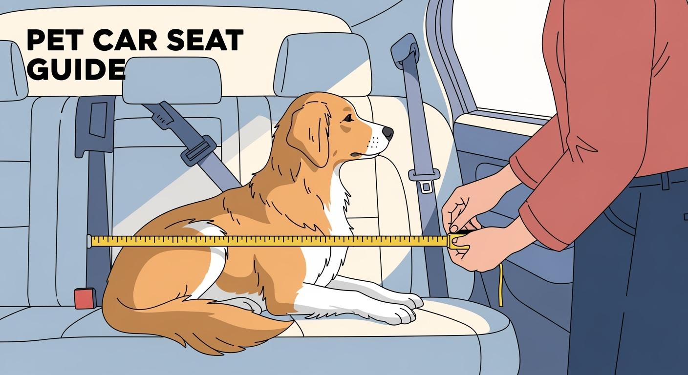 How to Measure a Car Seat for Dogs to Avoid Tipping on Turns and Stops