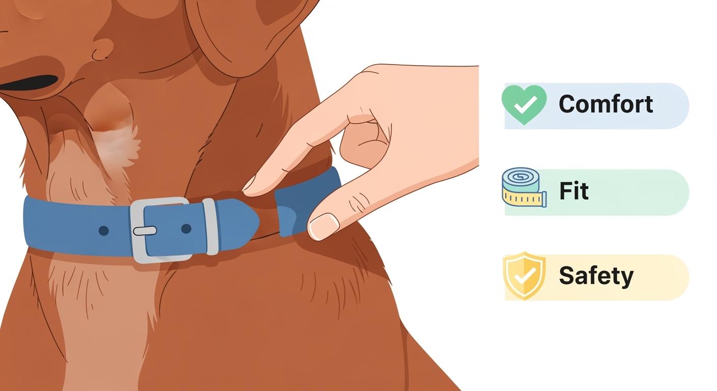 Canine Collars Fit and Comfort Checklist for Preventing Matting and Pressure Points