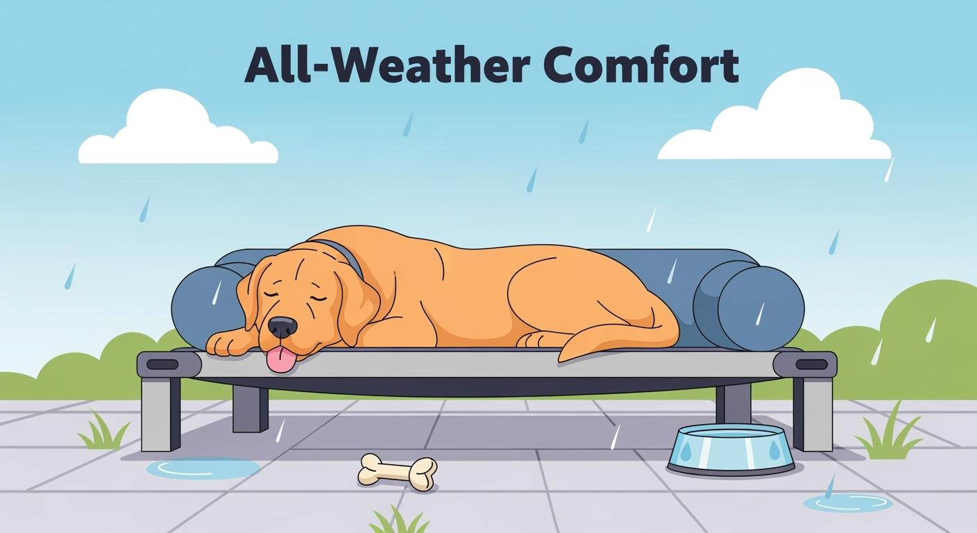 Outdoor Dog Bed Guide for Durability and Comfort in All Weather