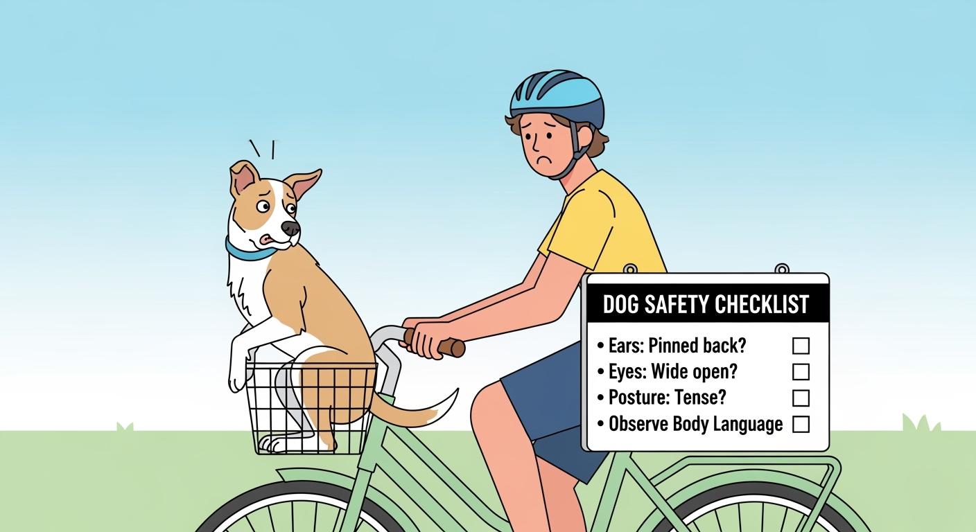 Dog Carry Bike Risk Checklist: Body Language Warnings and When to Stop Immediately