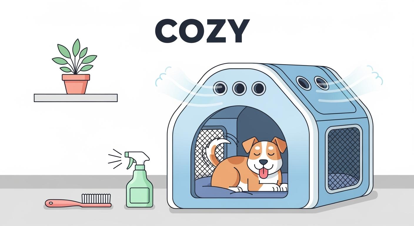 Bed House for Dog A Guide to Airflow and Easy Cleaning