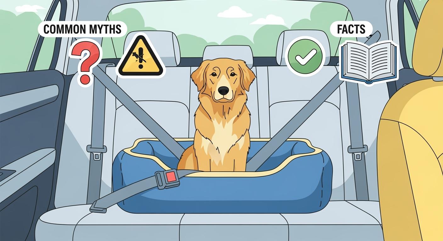 Dog bed car seat myths and facts explained
