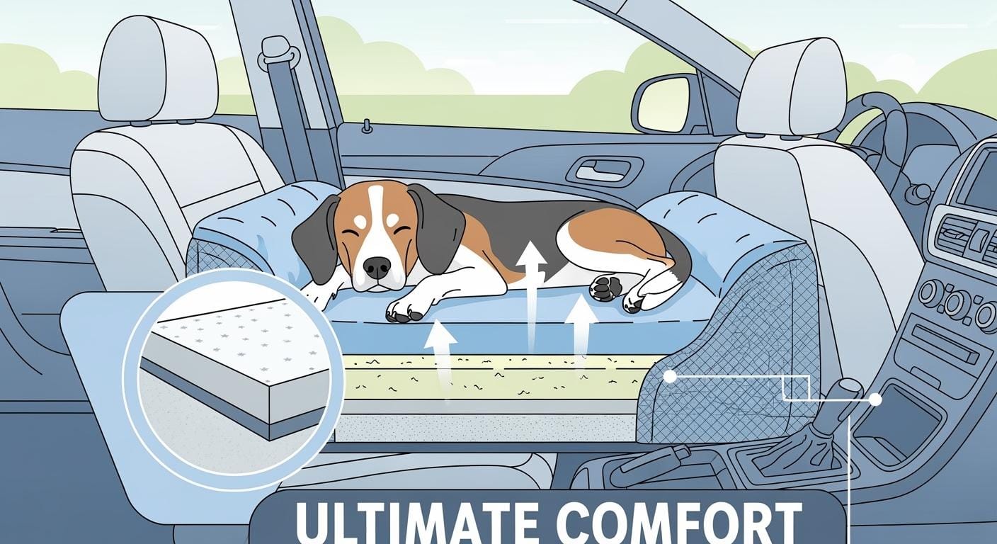 Car Bed Dog Material Choices and How They Affect Your Dog’s Ride