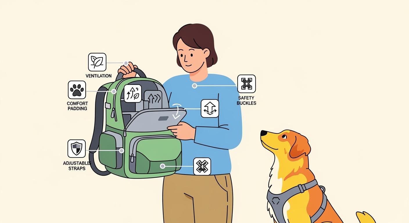 Dog Backpack with Harness Key Features to Check Before Purchase