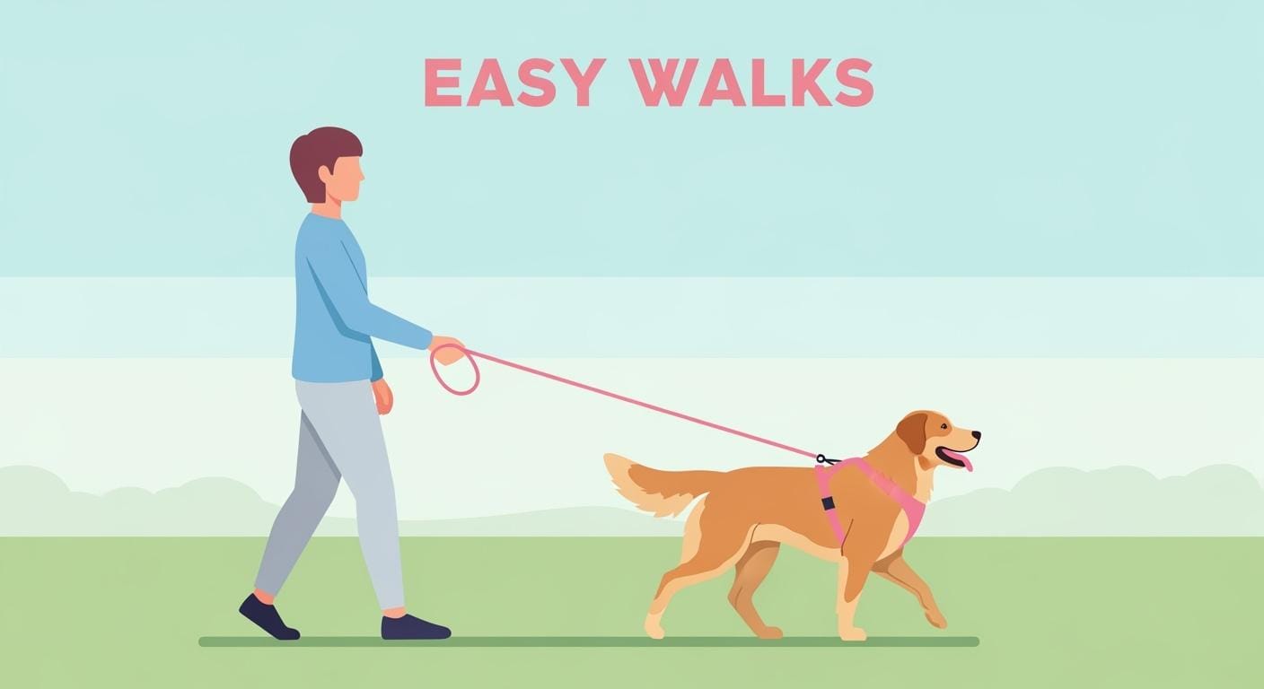 Matching Dog Harness and Leash for Easy Everyday Walks