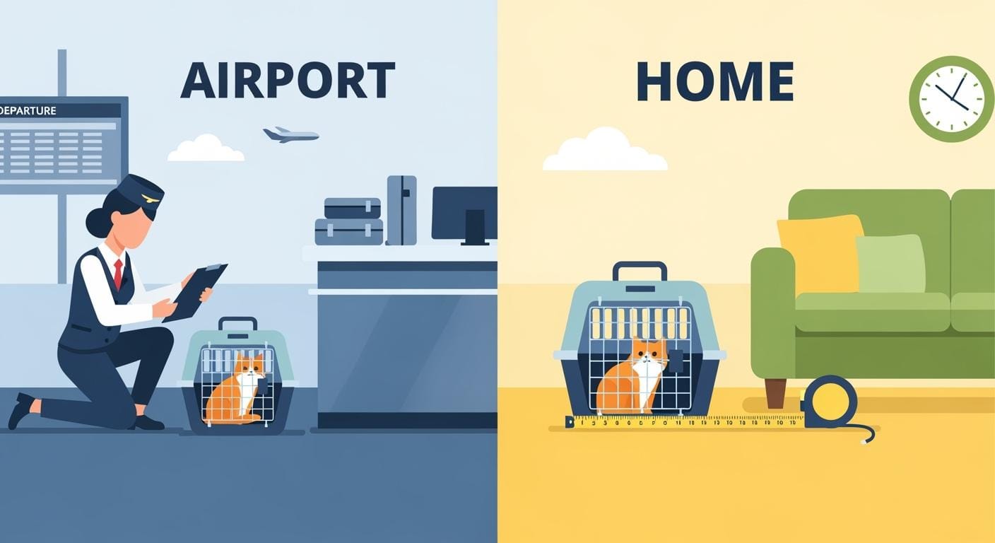 Pet Carriers for Airlines Why Home Fit Is Not Enough