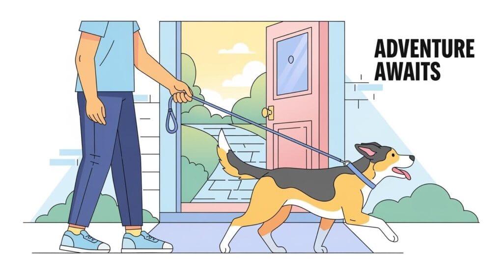 How Do I Leash Train My Dog If Pulling Starts After Leaving Home