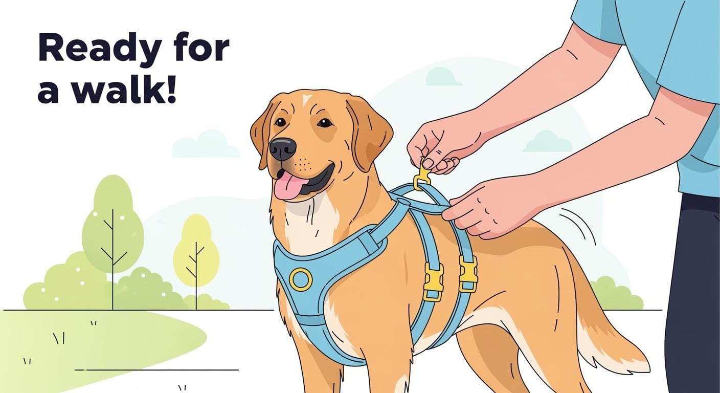 Best Large Dog Harness Fast Setup or Better Walking Comfort
