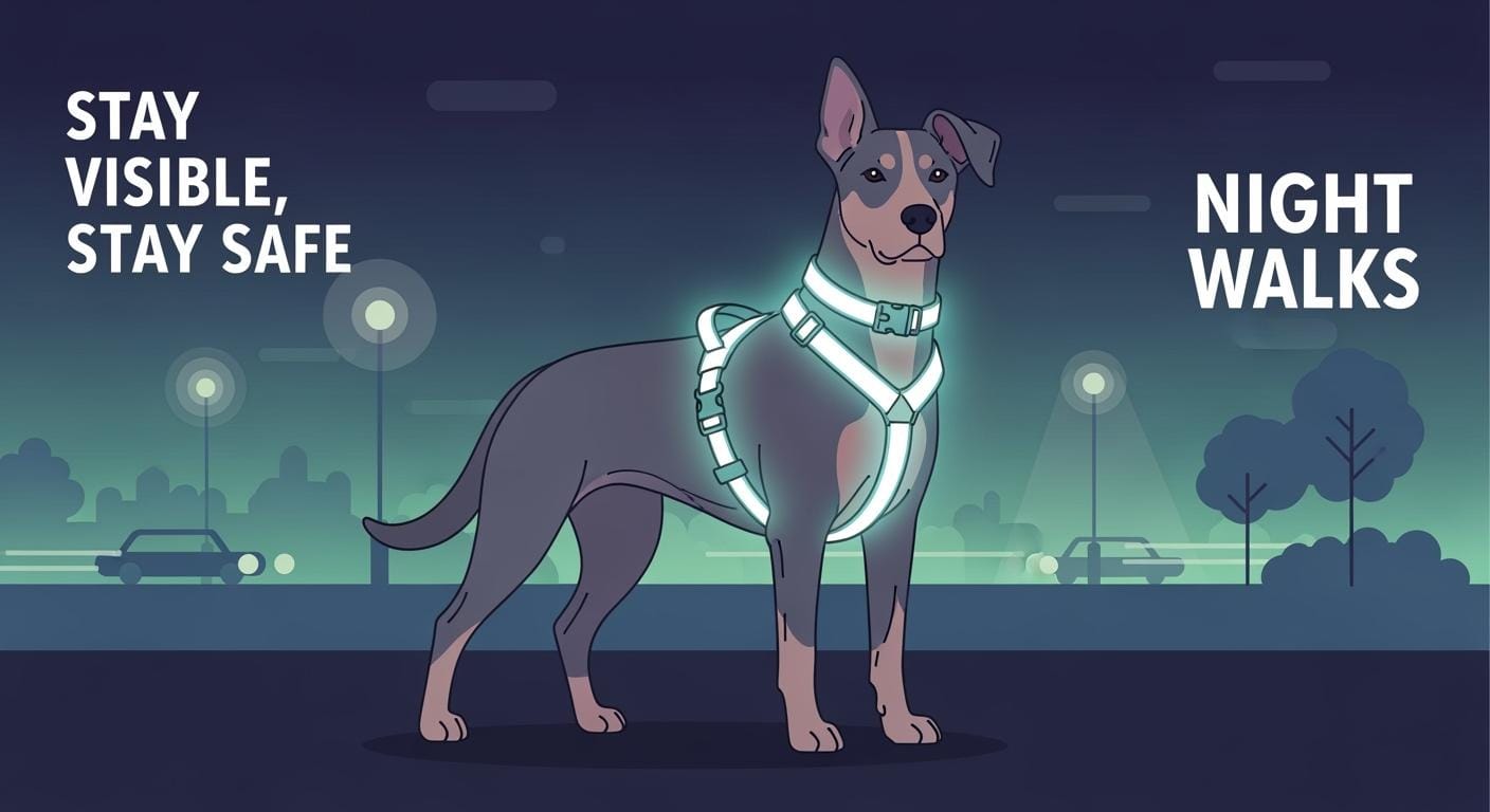 Dog Reflective Harness vs Reflective Collar for Nighttime Safety