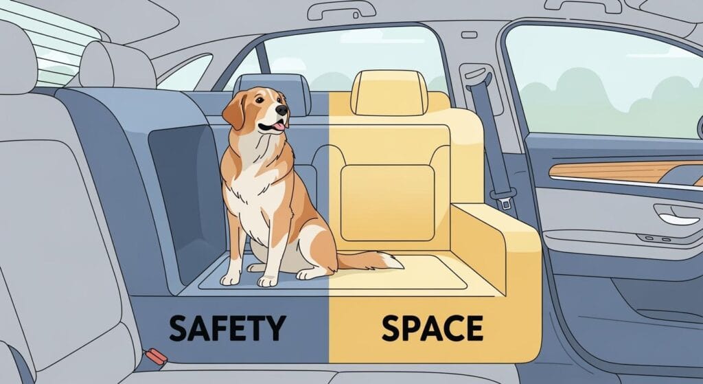 Extra Large Dog Car Seat Deep Walls or More Room