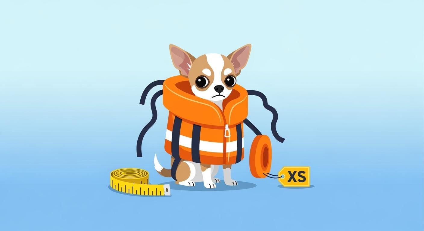 Smallest Dog Life Jacket When XS Still Fits Wrong