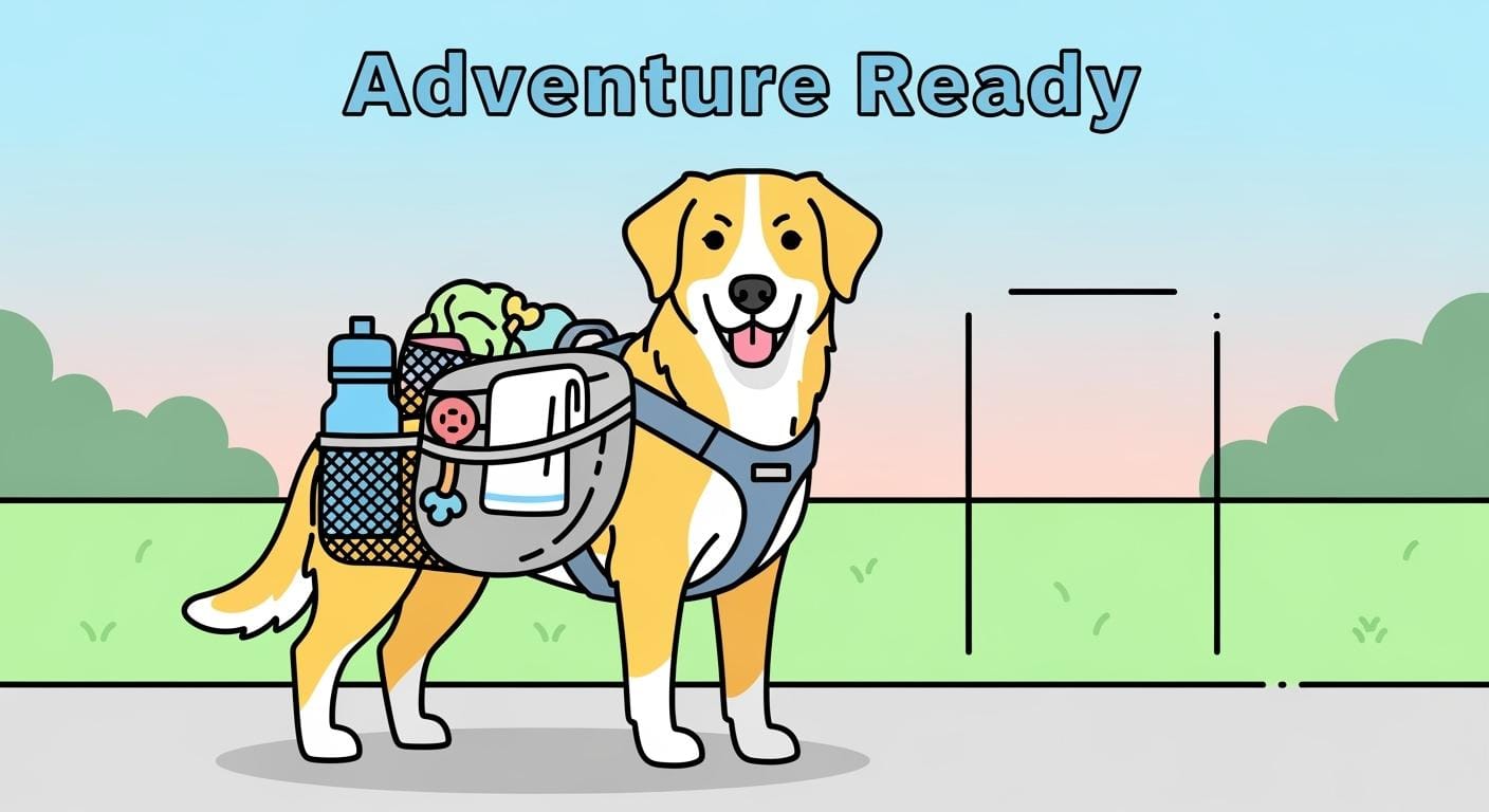 Harness Backpack Dog Extra Storage or Extra Bulk