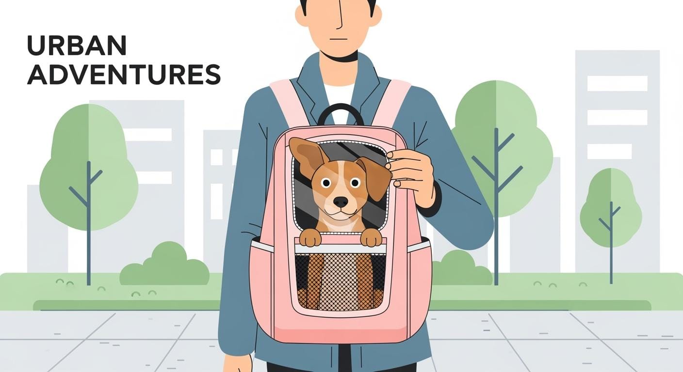Dog Carrier Front Backpack Better View or More Effort