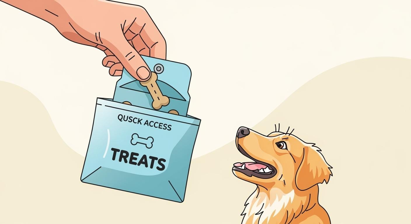 Treat Bag for Dog Training What Works Best for One-Hand Use