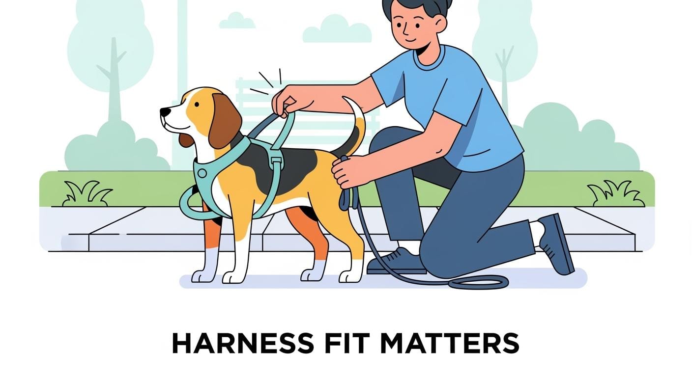 Dog Harness Medium Dog When Fit Twists During Walks