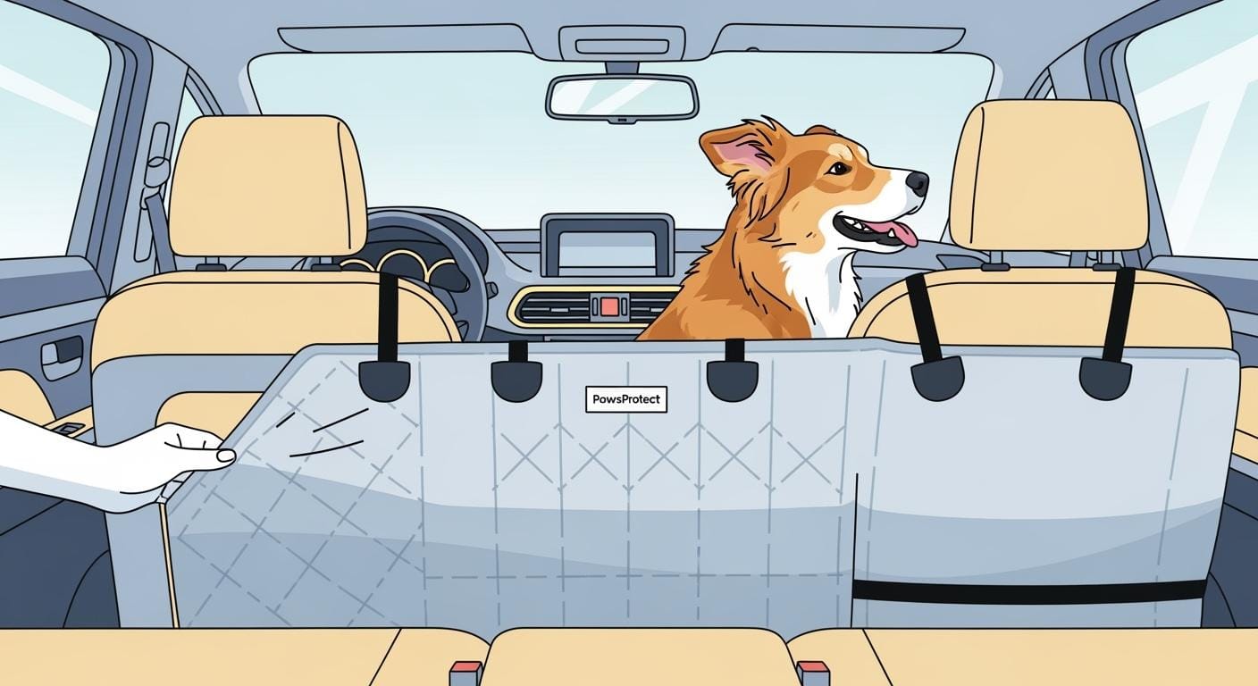 Dog Car Covers Back Seat Everyday Protection or Easy Reset