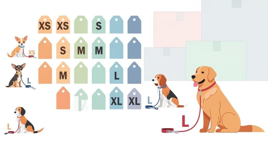 Custom dog leash bulk: For all sizes or separate specs?